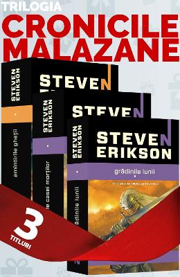 Pachet Seria Cronicile Malazane (1+2+3) – Steven Erikson – Literatura Universala