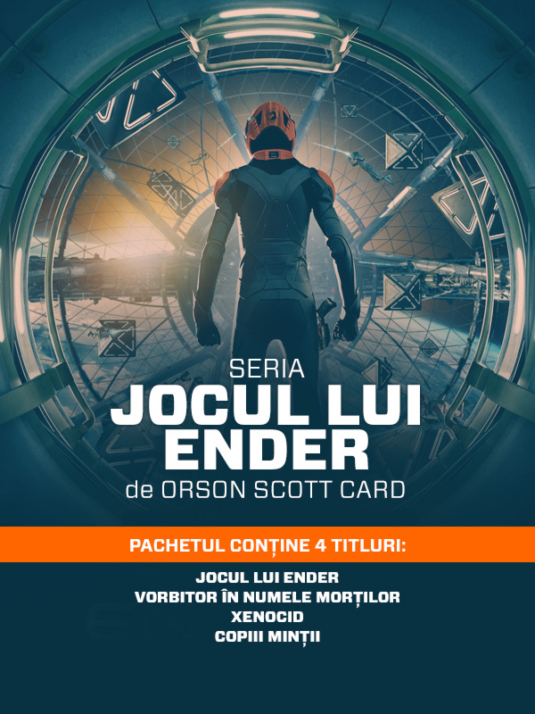 Pachet Seria Jocul lui Ender (vol. 1 – 4) scrisa de Orson Scott Card – Cumpara Carti de Science Fiction si Fantasy Online